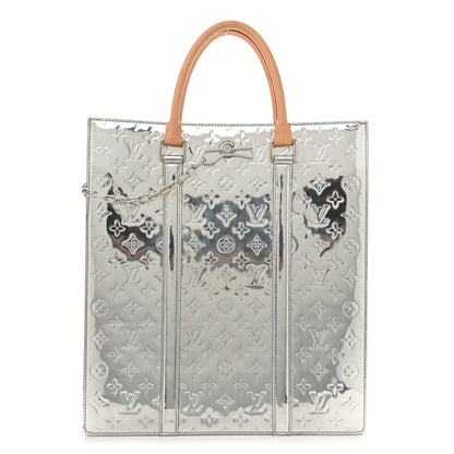 Louis Vuitton Monogram Mirror Sac Plat NM Silver 1 of 10