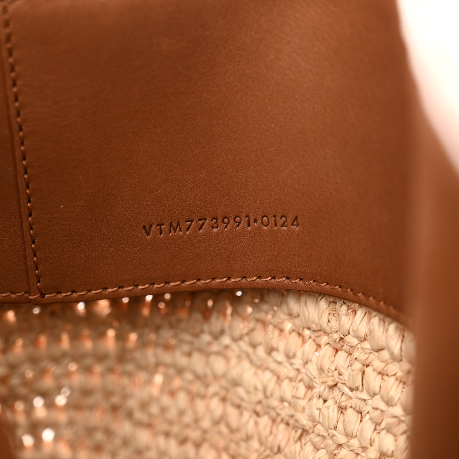 Saint Laurent Raffia Vegetable Le 37 Bucket Bag Naturel Brick 7 of 16