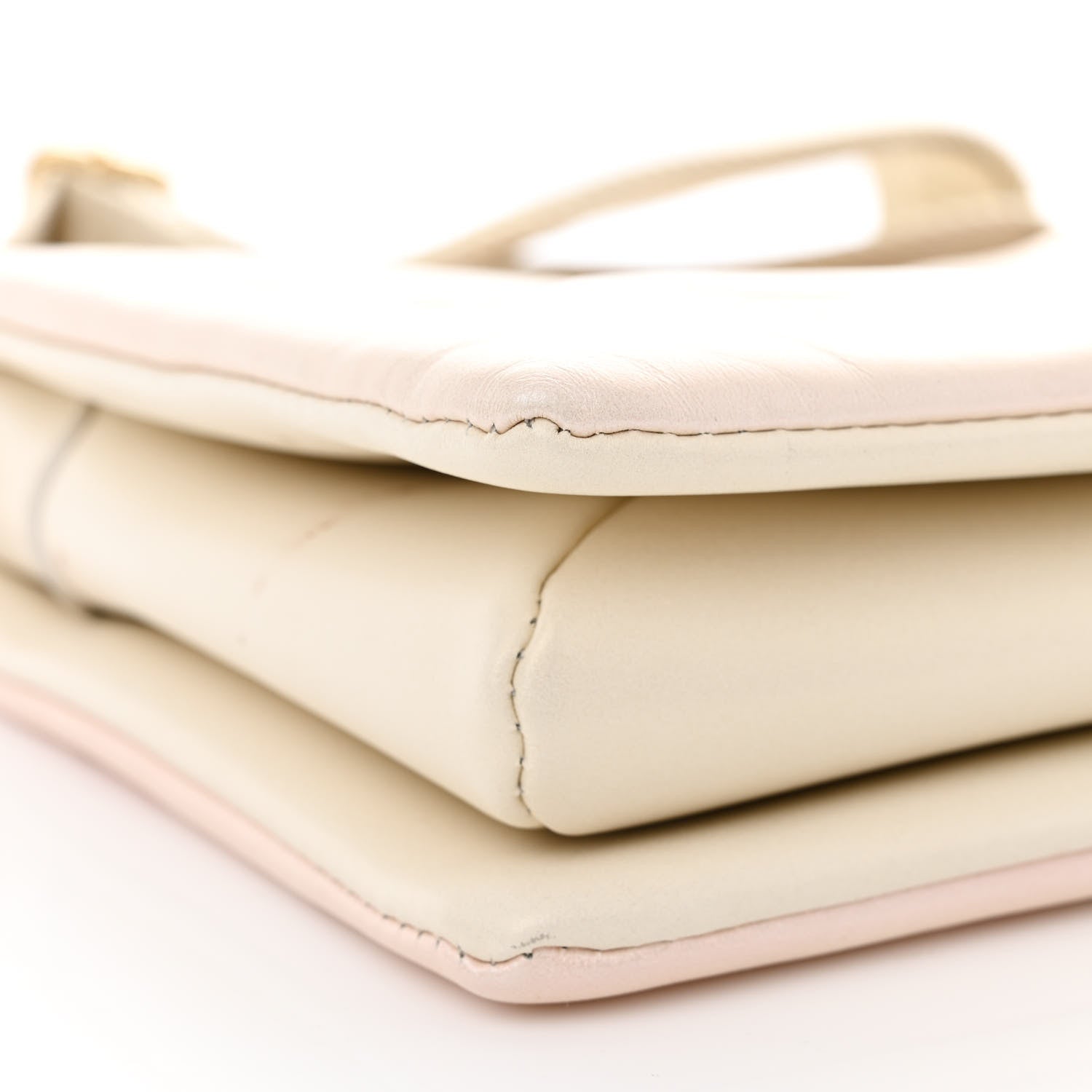 Louis Vuitton Pearlescent Lambskin Embossed Monogram Coussin PM Beige Rose 10 of 13