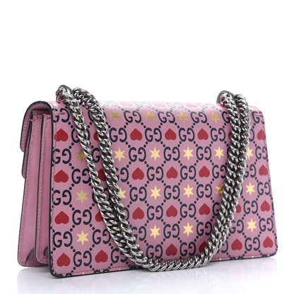 Gucci Calfskin Valentine's Day Exclusive Small Dionysus Bag Pink 3 of 9