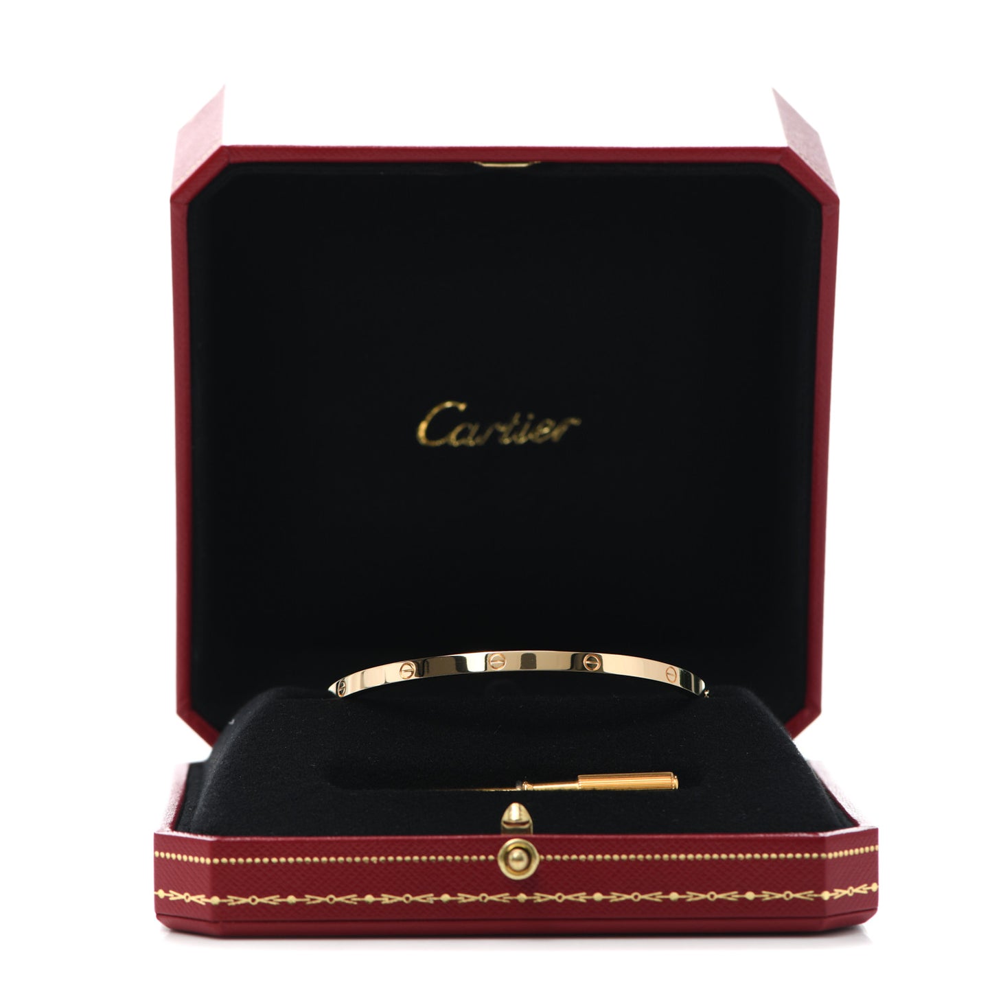 18K Yellow Gold Small LOVE Bracelet 19