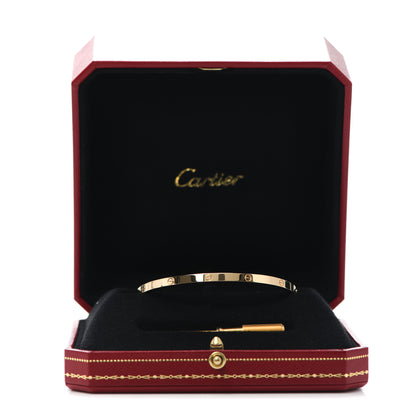 Cartier 18K Yellow Gold Small LOVE Bracelet 19 7 of 7