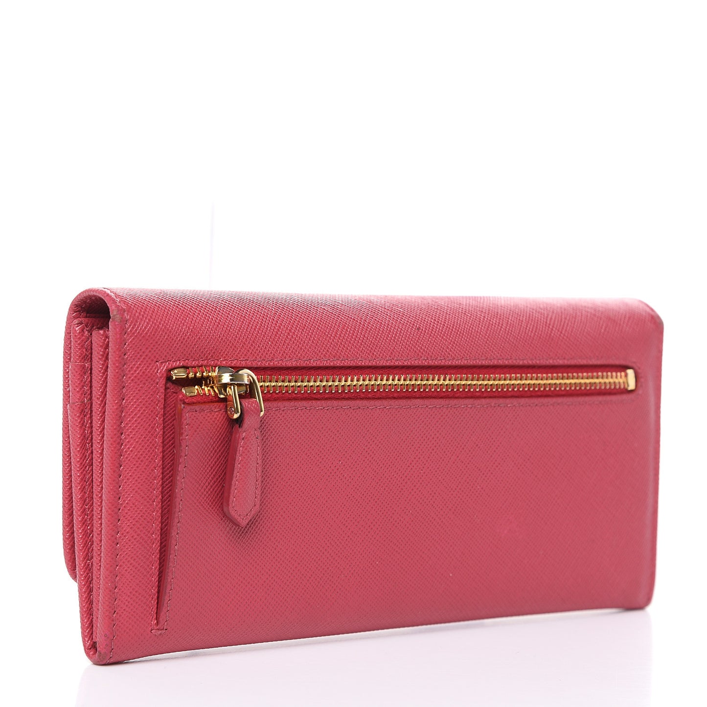 Saffiano Fiocco Bow Continental Wallet Peonia