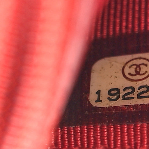 Chanel Lambskin Quilted Wallet On Chain WOC Red 8 of 10