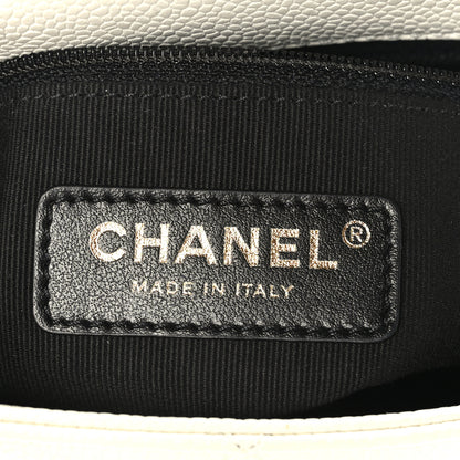 Chanel Caviar Quilted Chain Soul Flap White 8 of 9