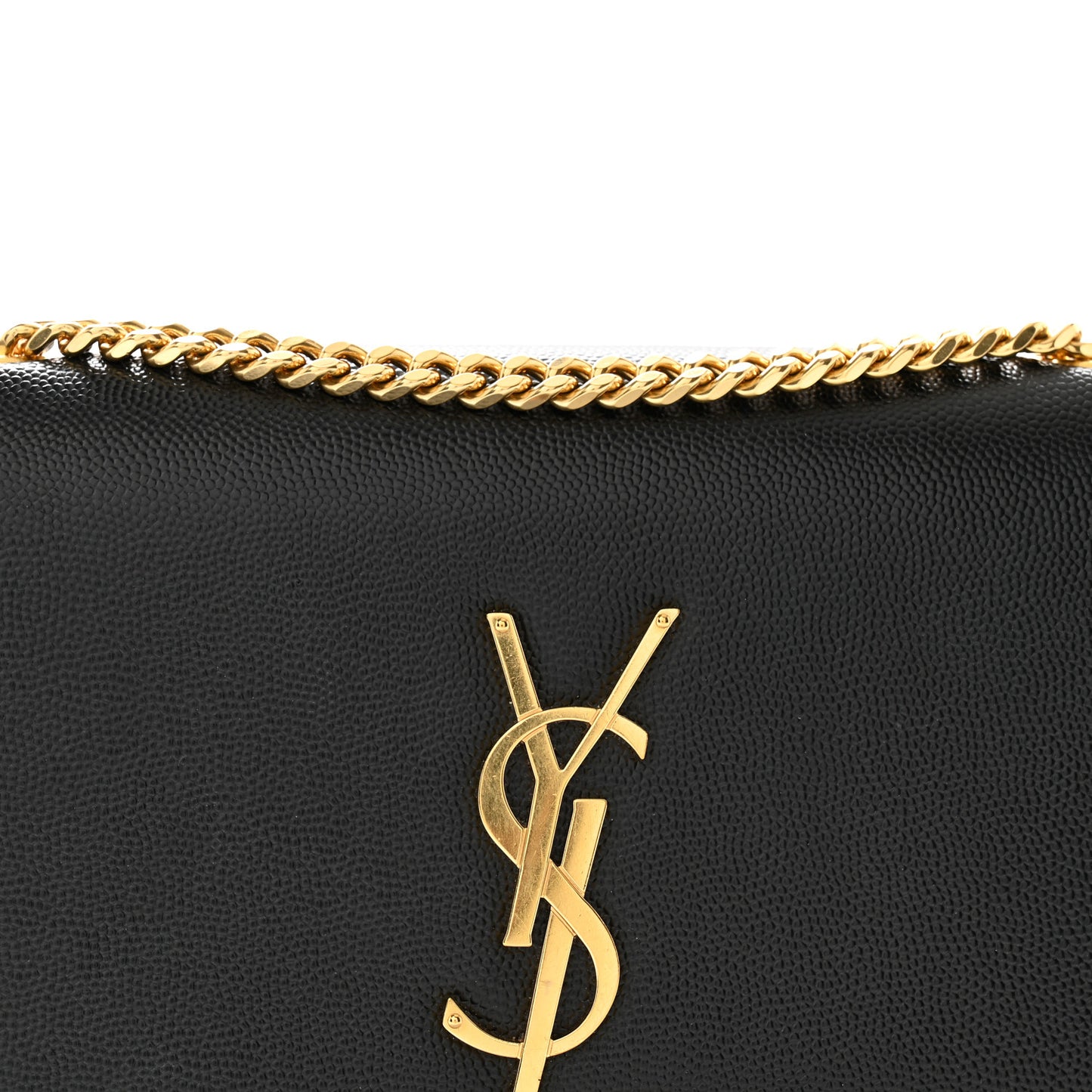 Grain De Poudre Small Classic Monogram Kate Tassel Satchel Black