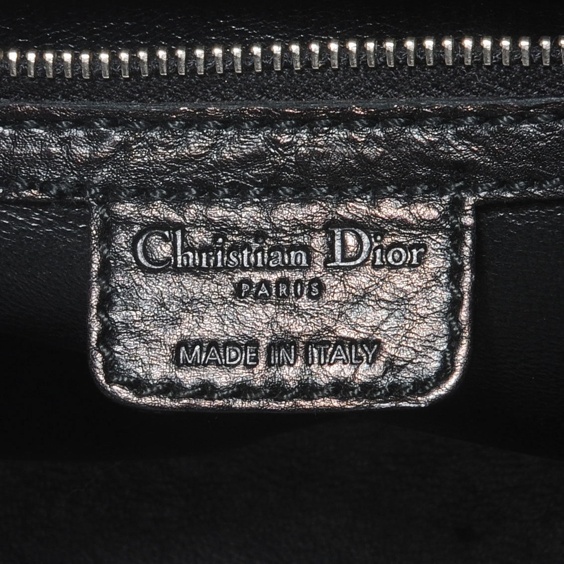 Christian Dior Leather My Dior Satchel Black 7 of 8