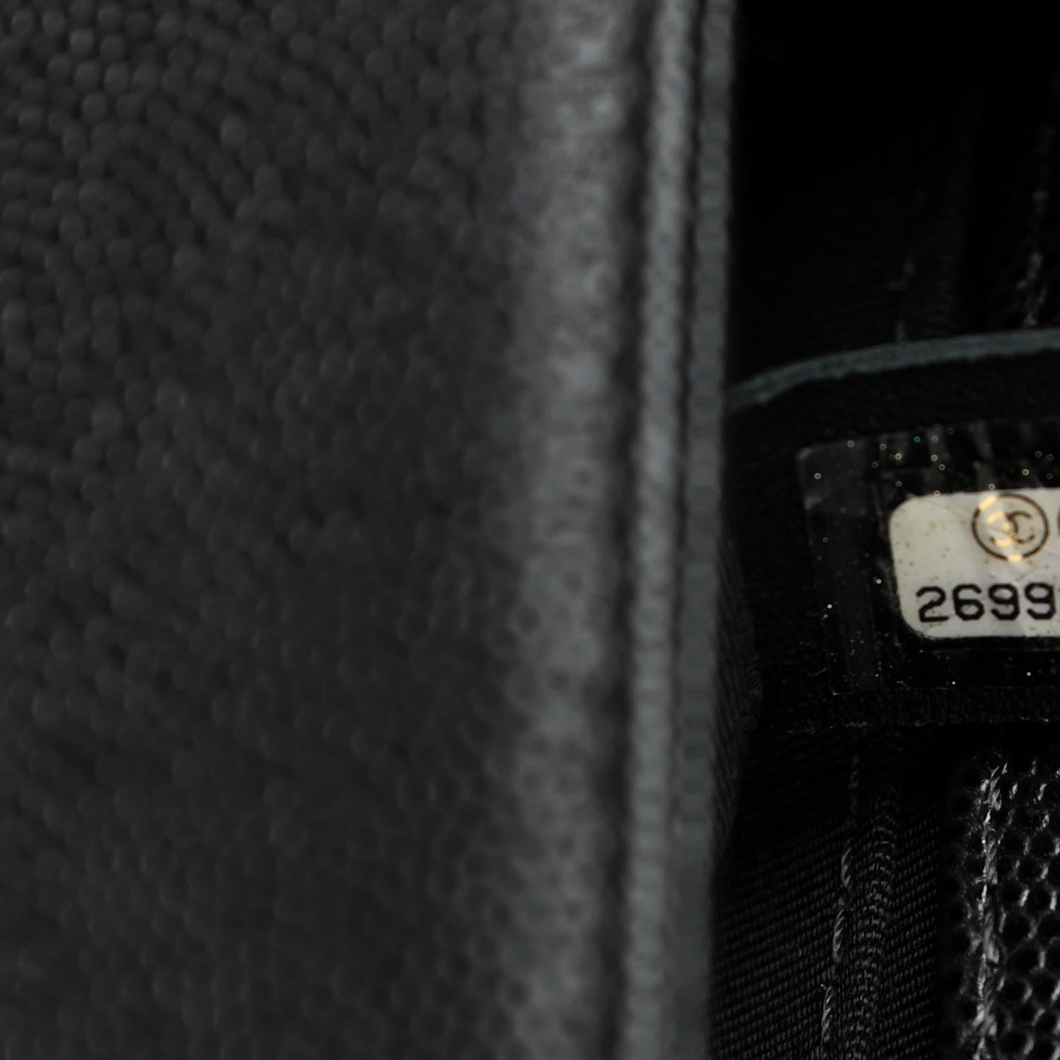 Chanel Caviar Quilted Medium Boy Flap Black 7 of 12