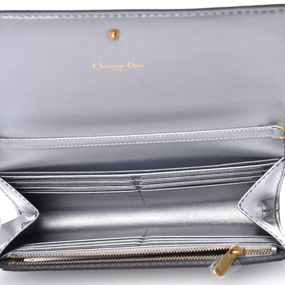 Christian Dior Metallic Calfskin J'Adior Croisiere Chain Wallet Silver 5 of 7