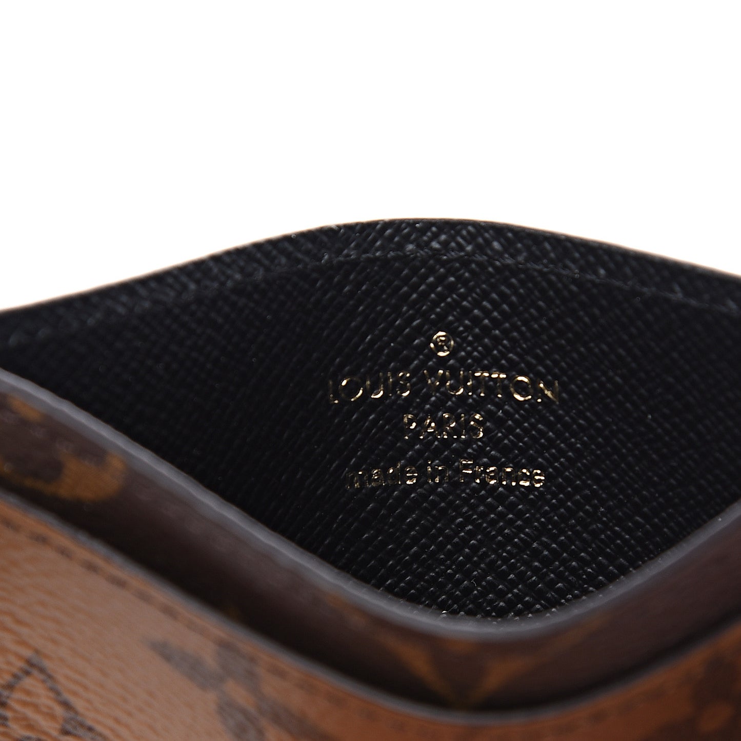 Reverse Monogram Card Holder