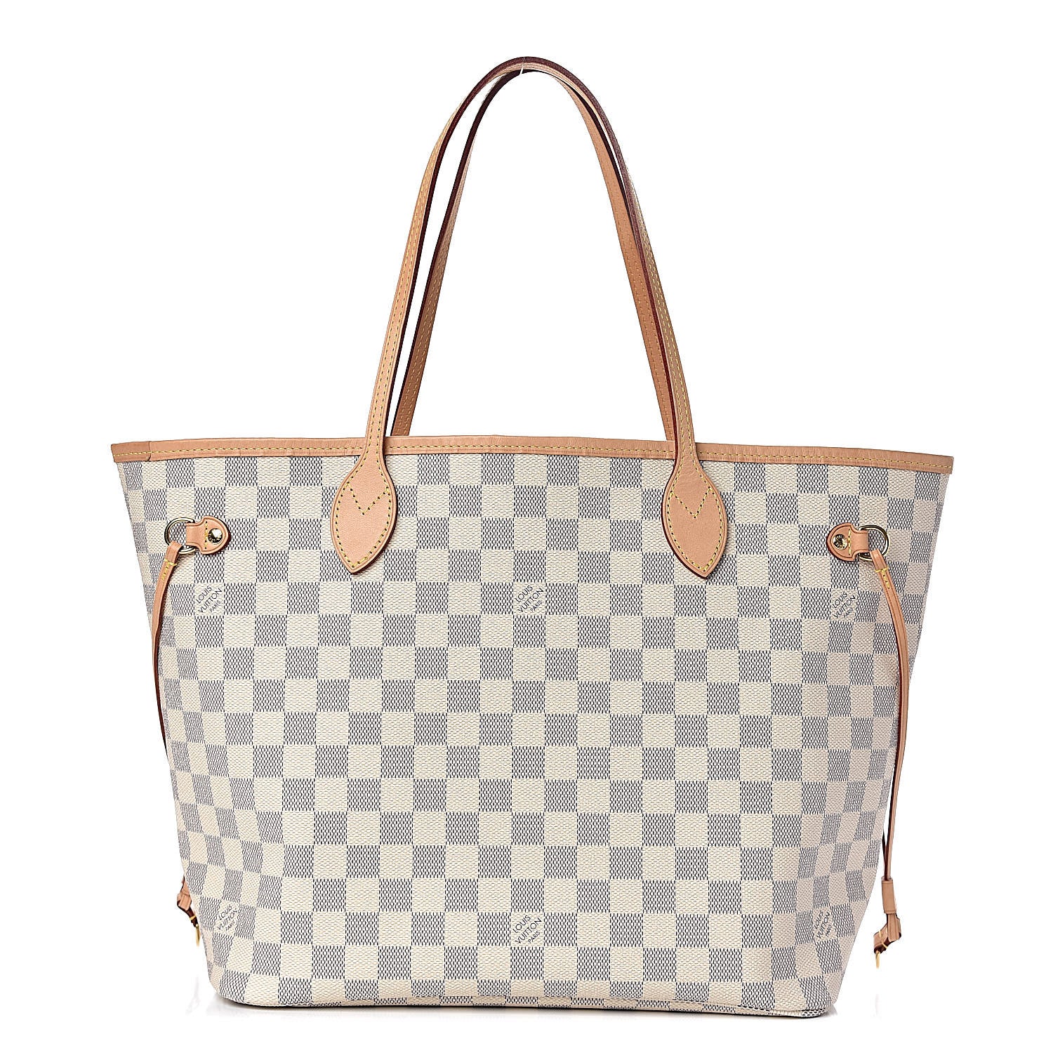 Louis Vuitton Damier Azur Neo Neverfull MM Rose Ballerine 1 of 11