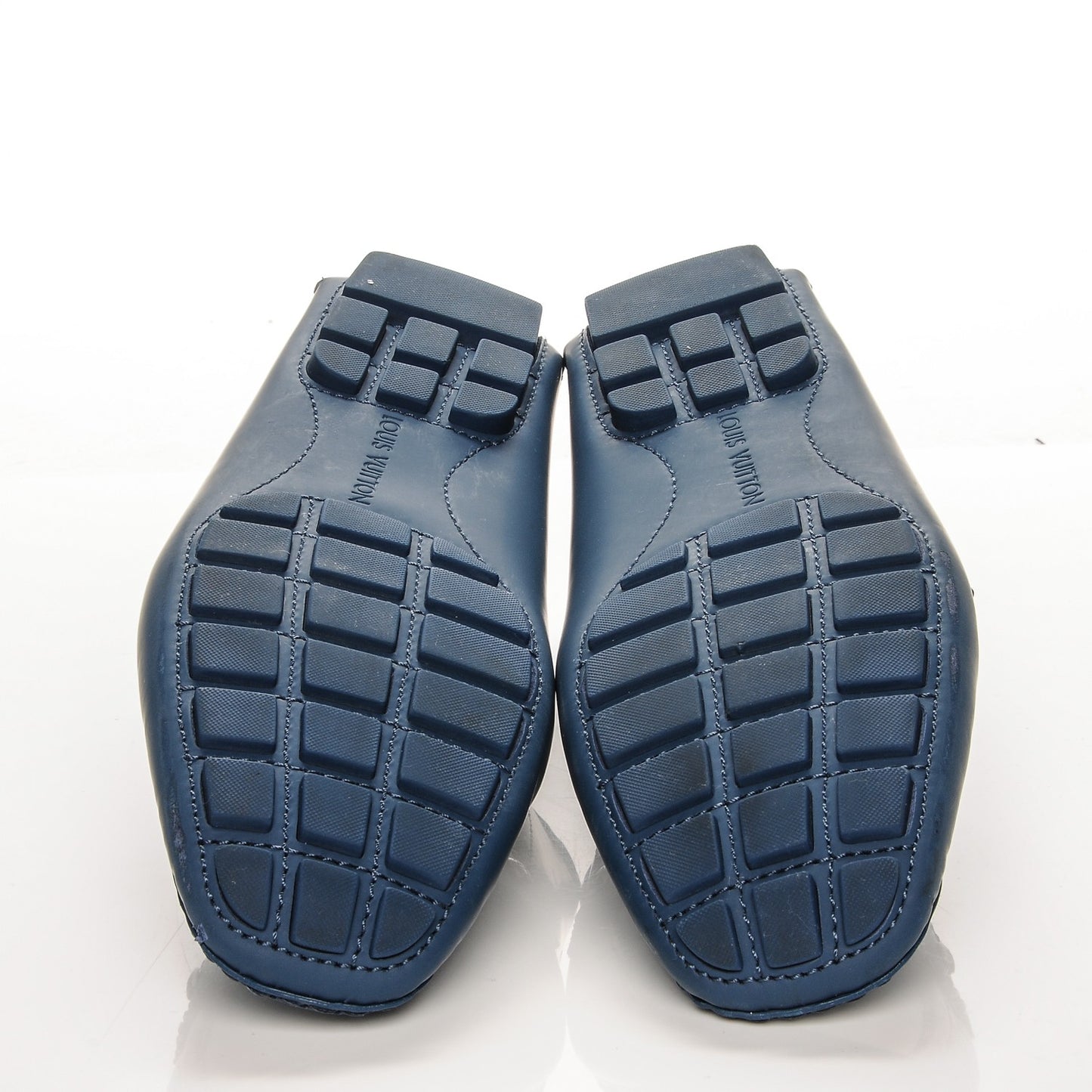 Calfskin Monte Carlo Car Shoe Moccasin Loafers 9.5 Blue