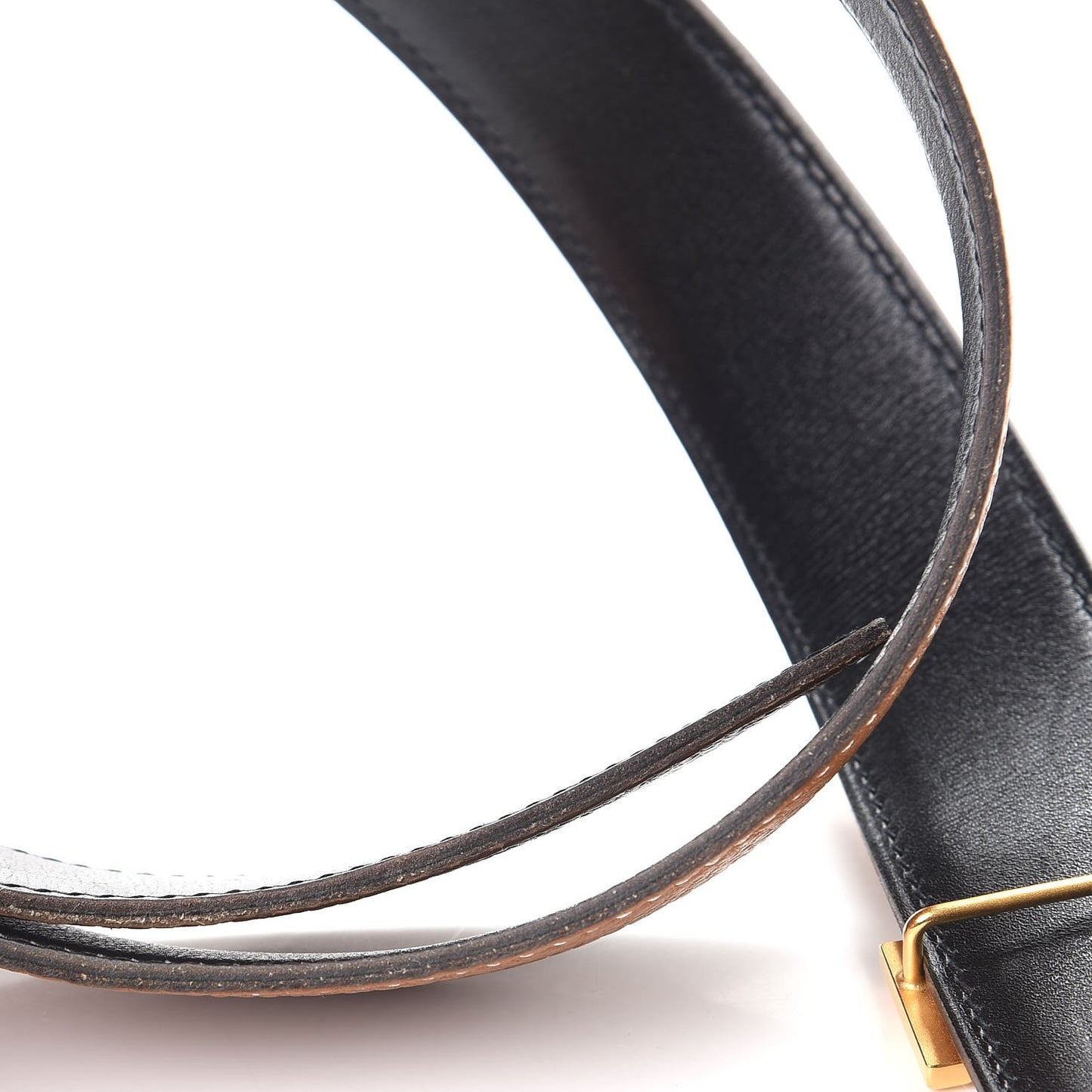 Box Togo 24mm Mini H Belt Black Gold