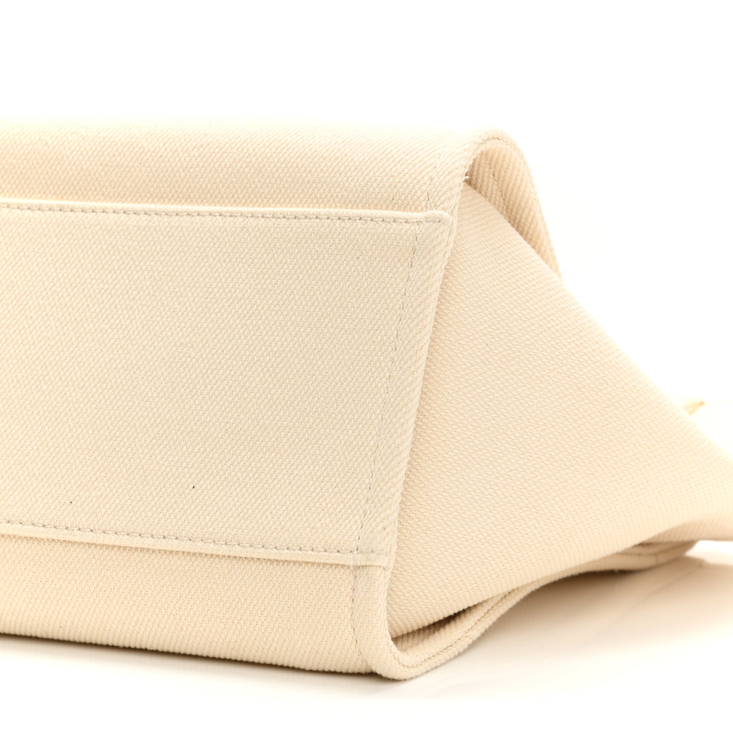 Canvas Pearl Medium Deauville Tote Ecru Beige