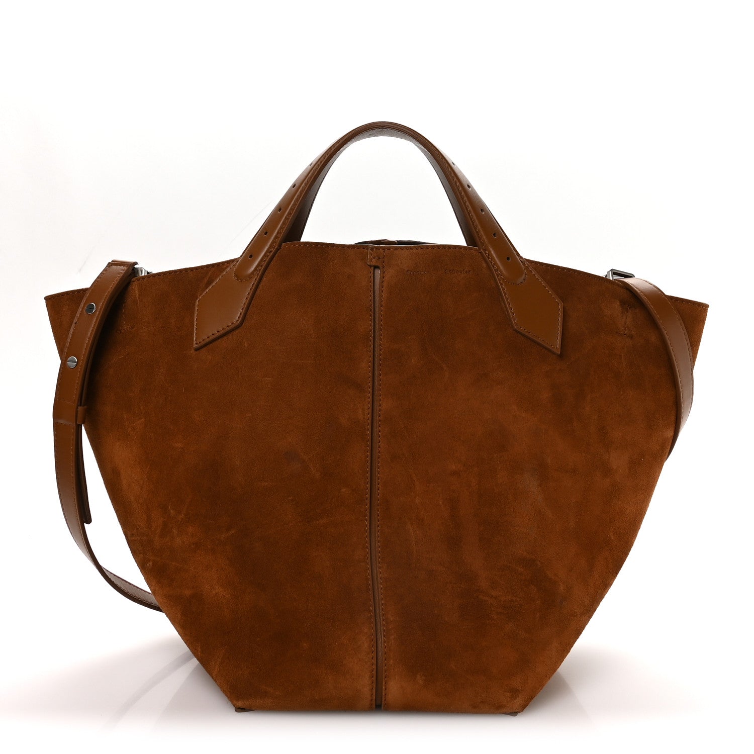 Proenza Schouler Suede Large Chelsea Tote Saddle 1 of 10