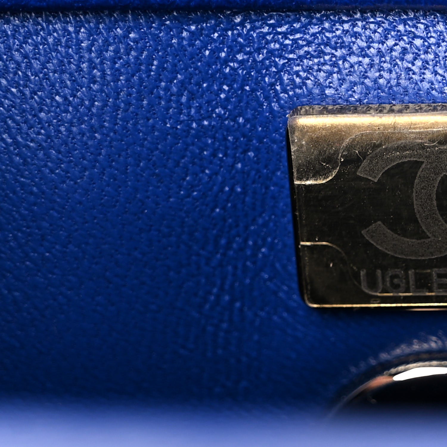 Chanel Caviar Quilted Mini Coco Handle Flap Blue 9 of 14