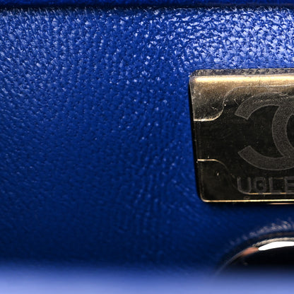 Chanel Caviar Quilted Mini Coco Handle Flap Blue 9 of 14