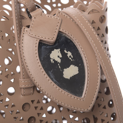 Alaia Calfskin Vienne Mina 32 Bag Caramel 7 of 10