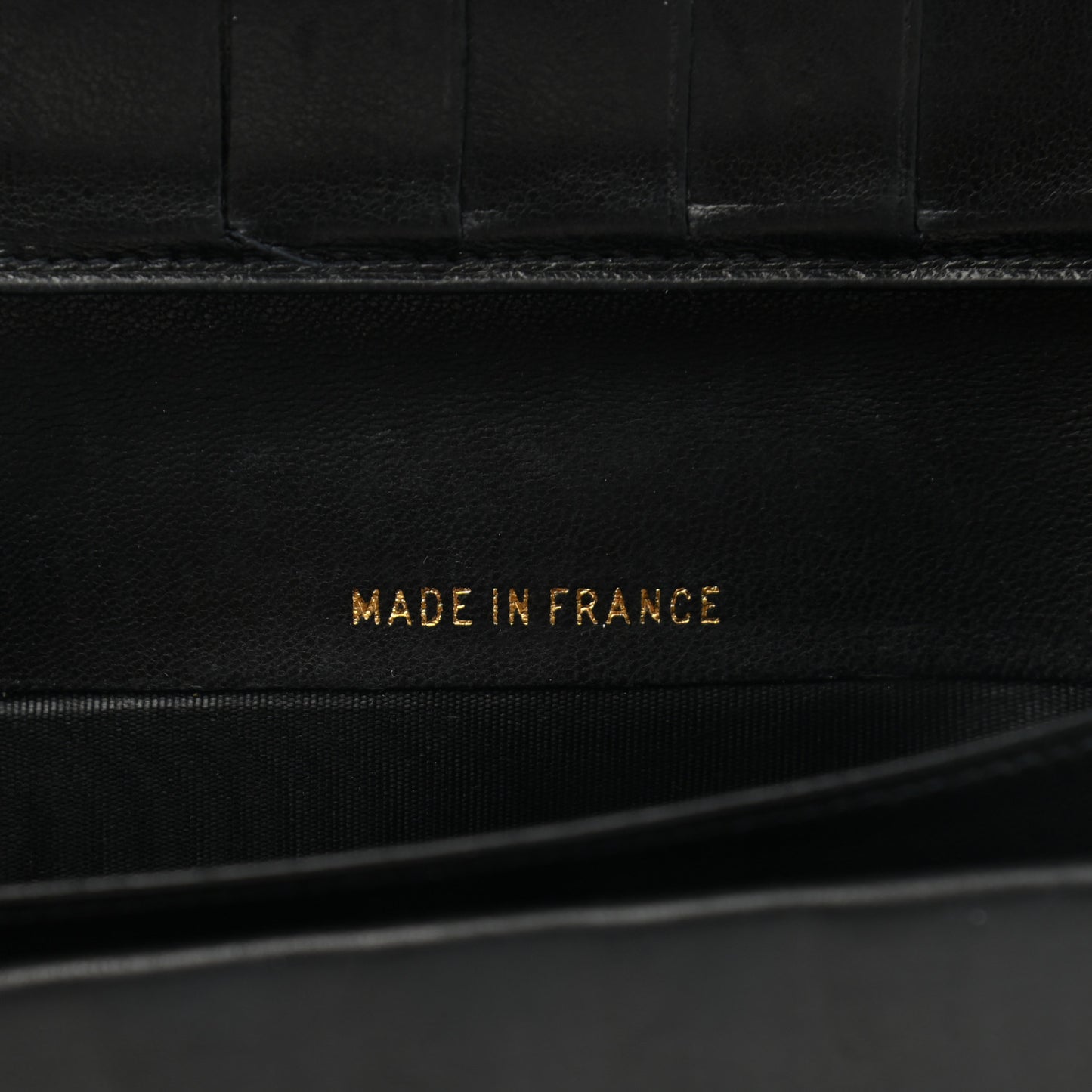 Patent Timeless CC French Wallet Black