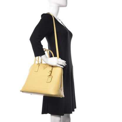 Prada Saffiano Lux Open Promenade Tote Ananas 3 of 17