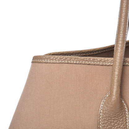 Hermes Toile Buffle Garden Party 36 MM Tote Etoupe 17 of 27