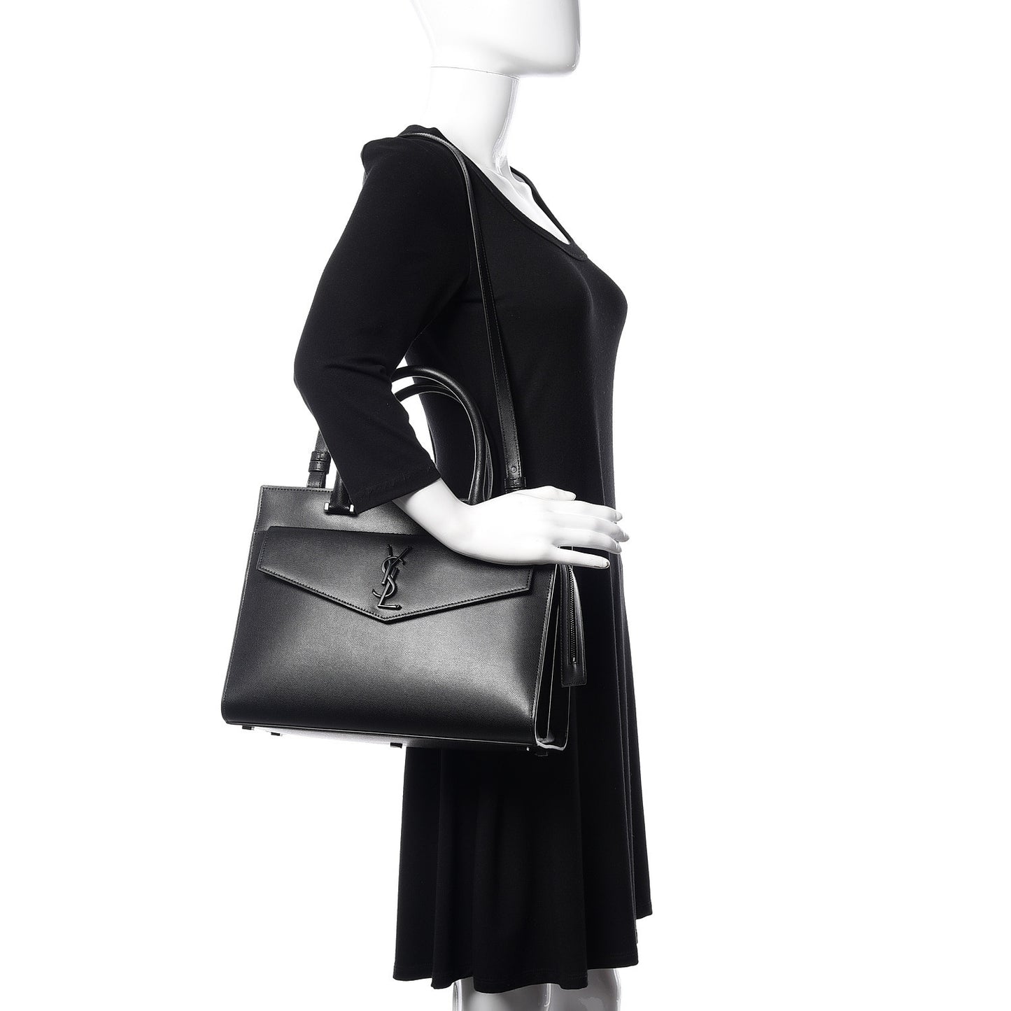 Grain De Poudre Medium Uptown Tote Black