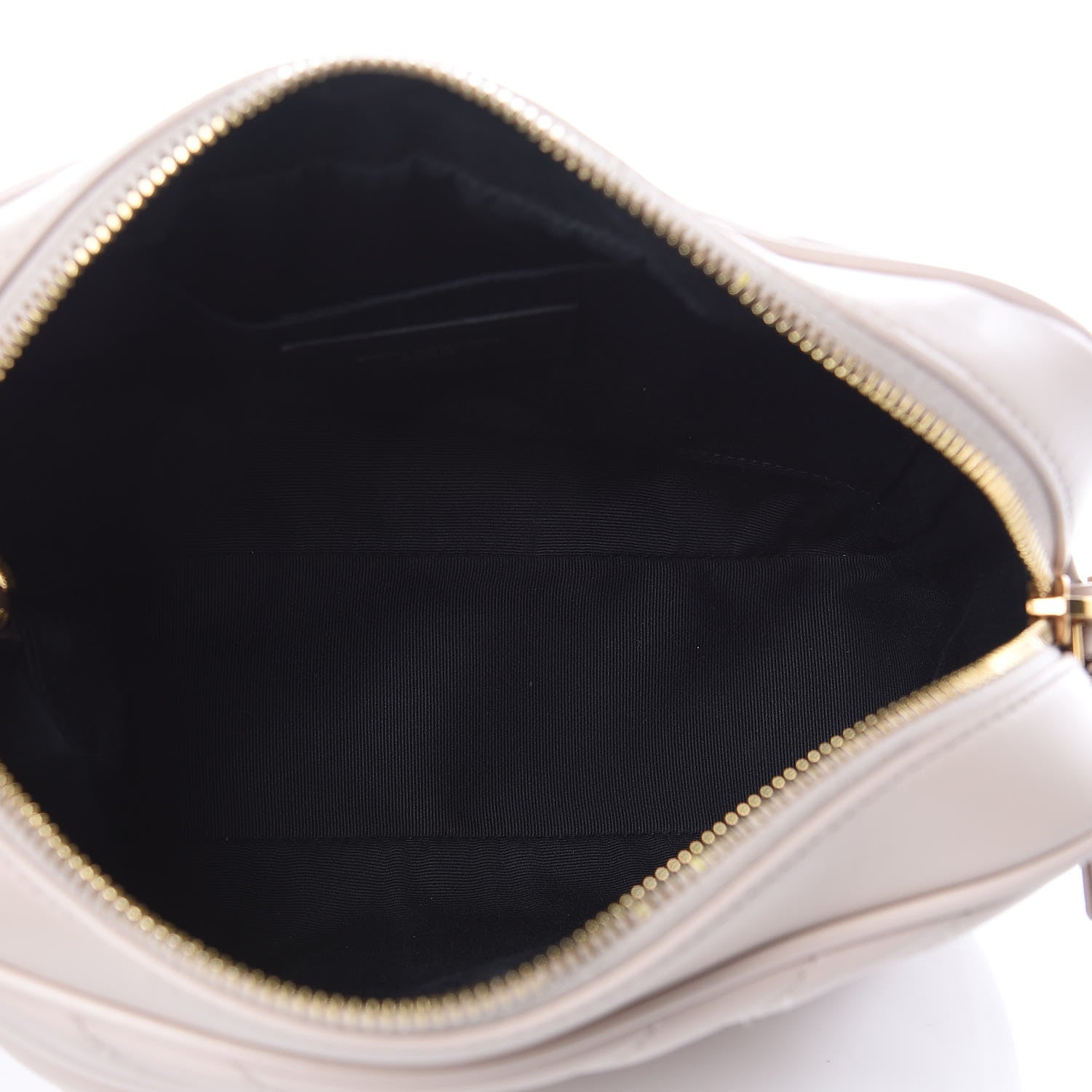 Saint Laurent Calfskin Matelasse Monogram Lou Camera Bag Beige 5 of 9