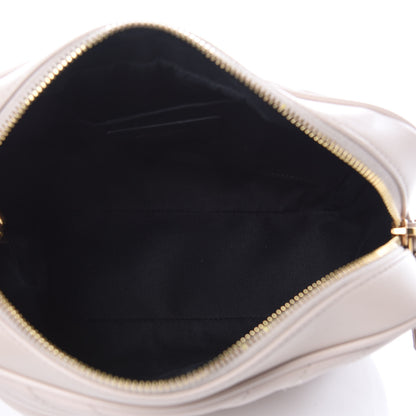 Saint Laurent Calfskin Matelasse Monogram Lou Camera Bag Beige 5 of 9