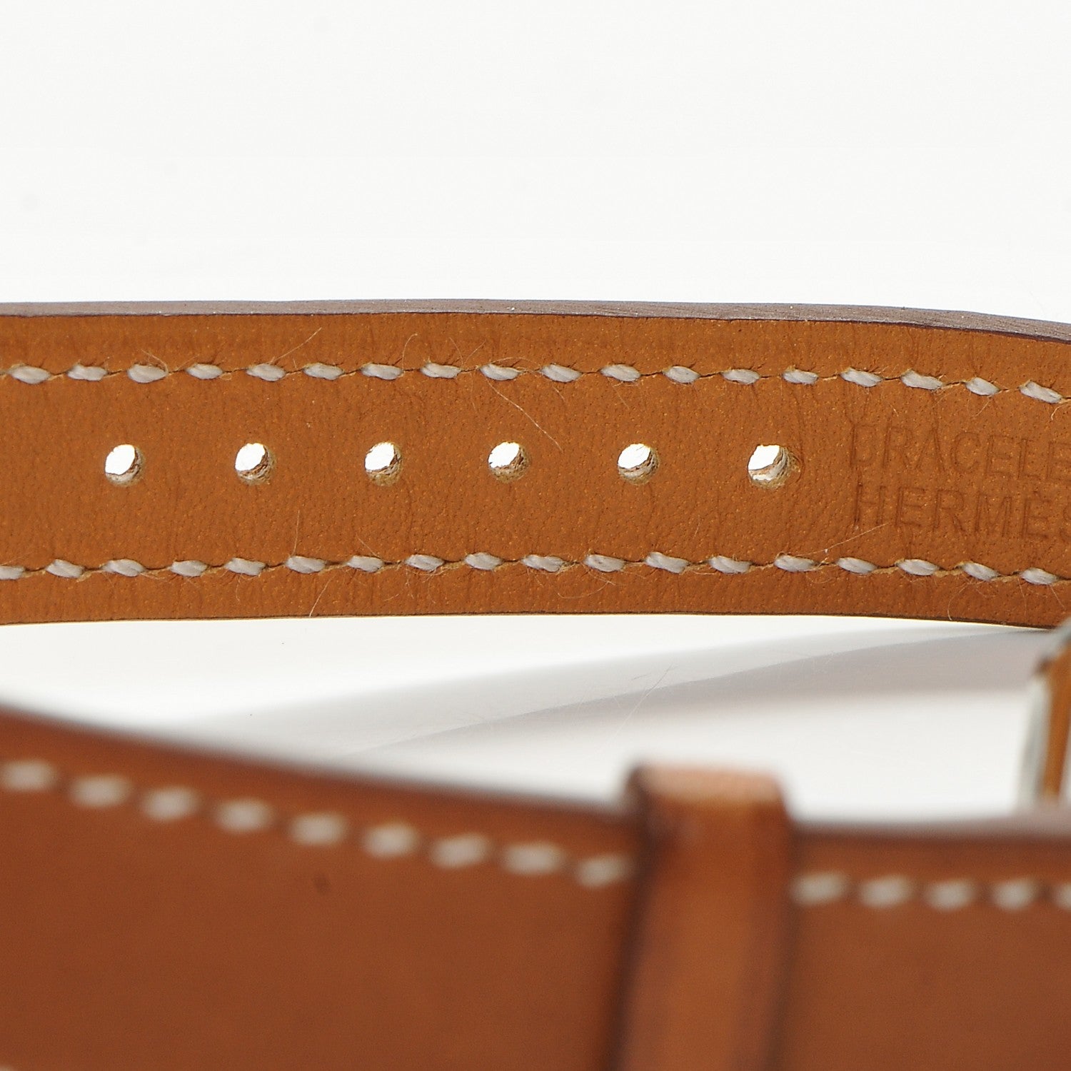 Hermes Stainless Steel Barenia 28mm Arceau Quartz Watch Fauve 5 of 8