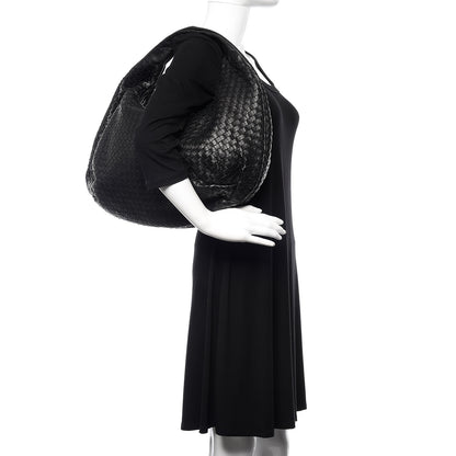 Bottega Veneta Nappa Intrecciato Large Belly Veneta Hobo Black 2 of 10