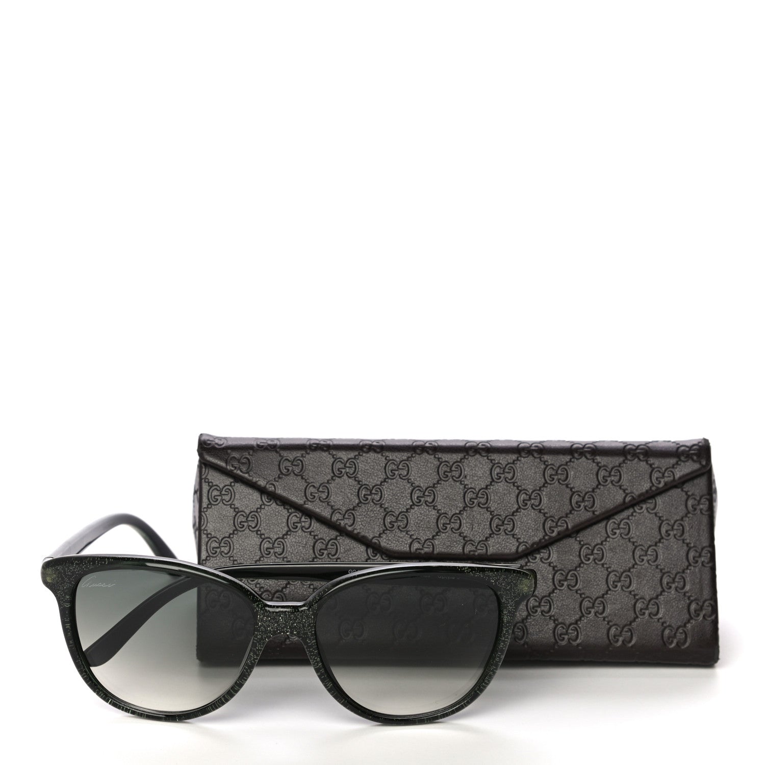 Gucci Acetate Glitter Sunglasses GG 3633/N/S Green 8 of 8