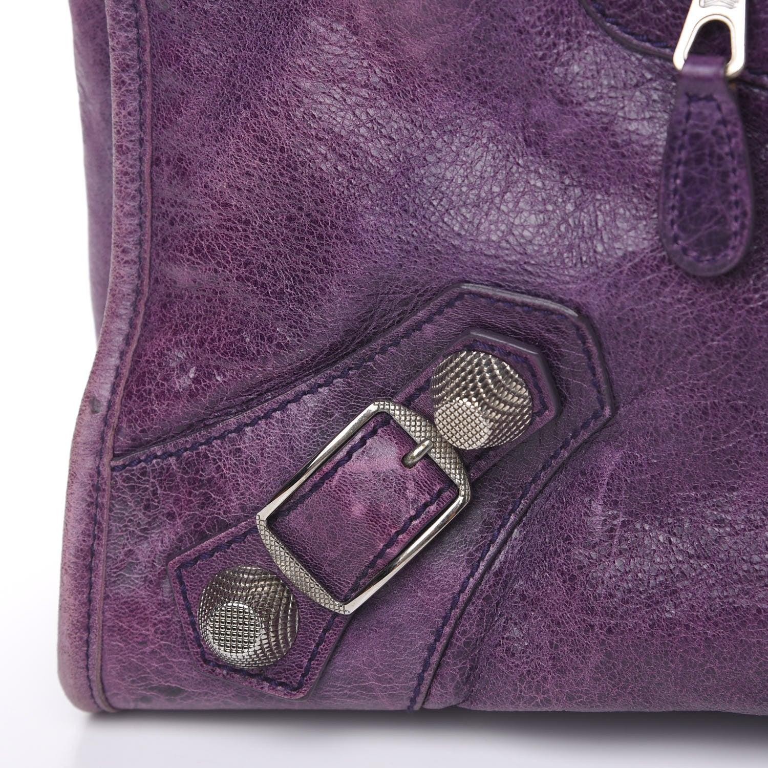 Balenciaga Agneau Giant 21 Silver Hardware Work Raisin 14 of 14