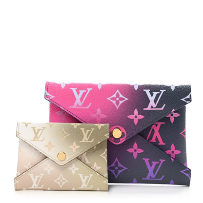 Louis Vuitton Monogram Giant Kirigami Pochette Set Sunrise Pastel Sunset Khaki 1 of 7