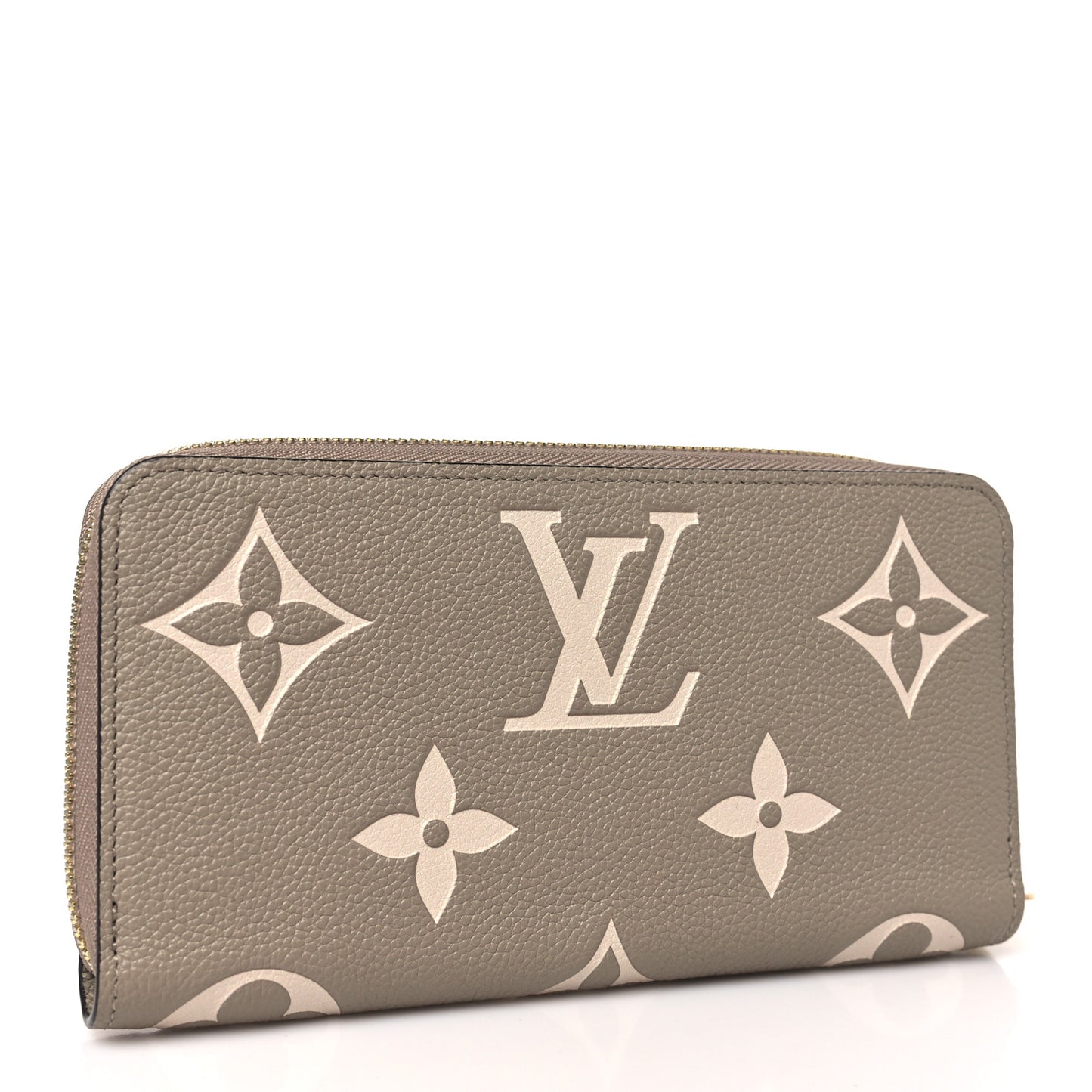 Empreinte Monogram Giant Zippy Wallet Tourterelle Creme