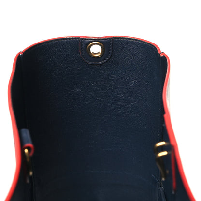 Celine Supersoft Calfskin Sangle Bucket Bag Navy 11 of 14