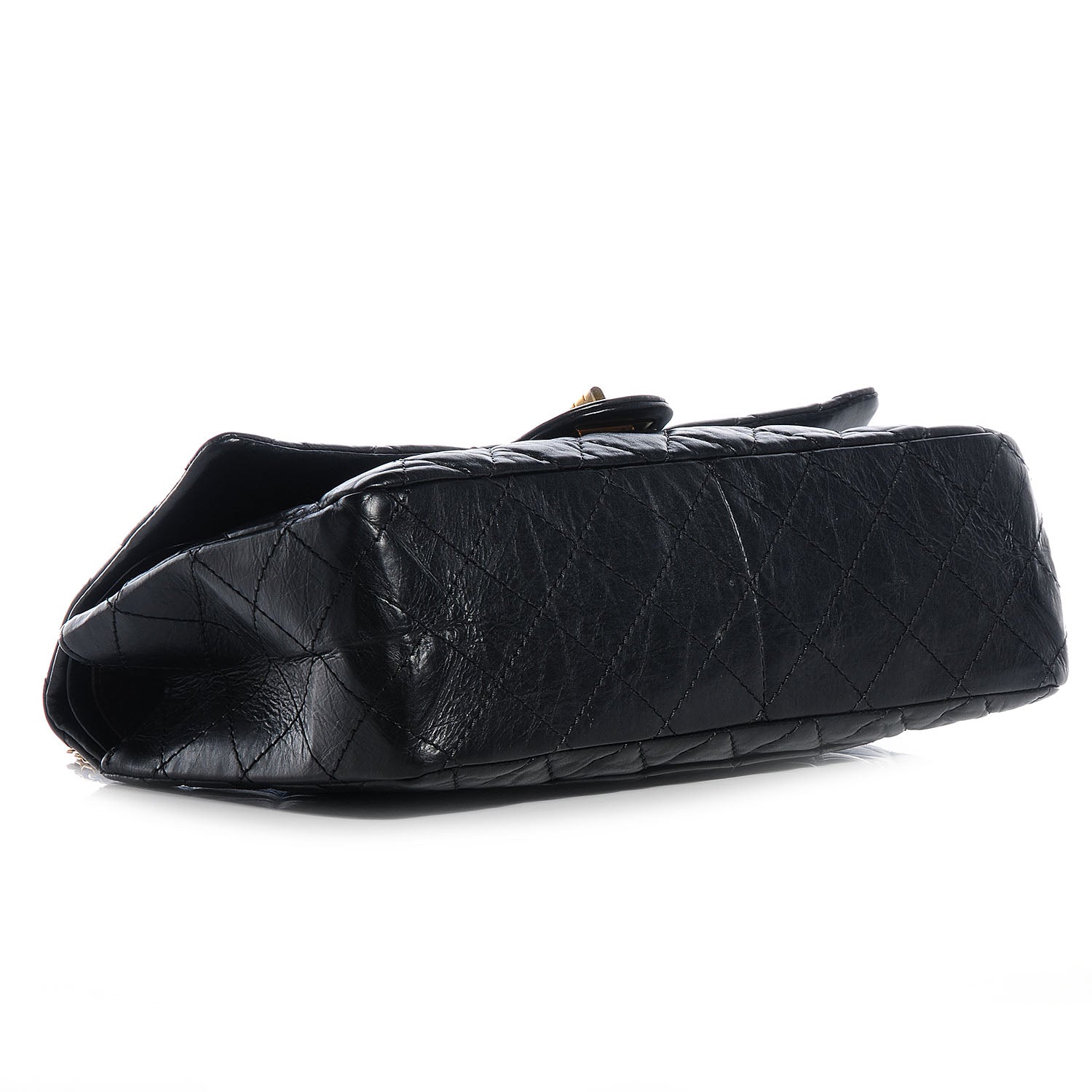 Chanel Aged Calfskin Quilted 2.55 Reissue 226 Flap Black 4 of 8