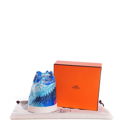 Hermes Silk Swift Flamingo Party Small Soie Cool Mykonos White 4 of 8
