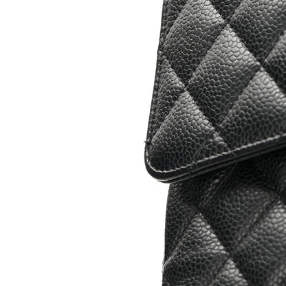 Chanel Caviar Quilted Medium Double Flap Black 14 of 16