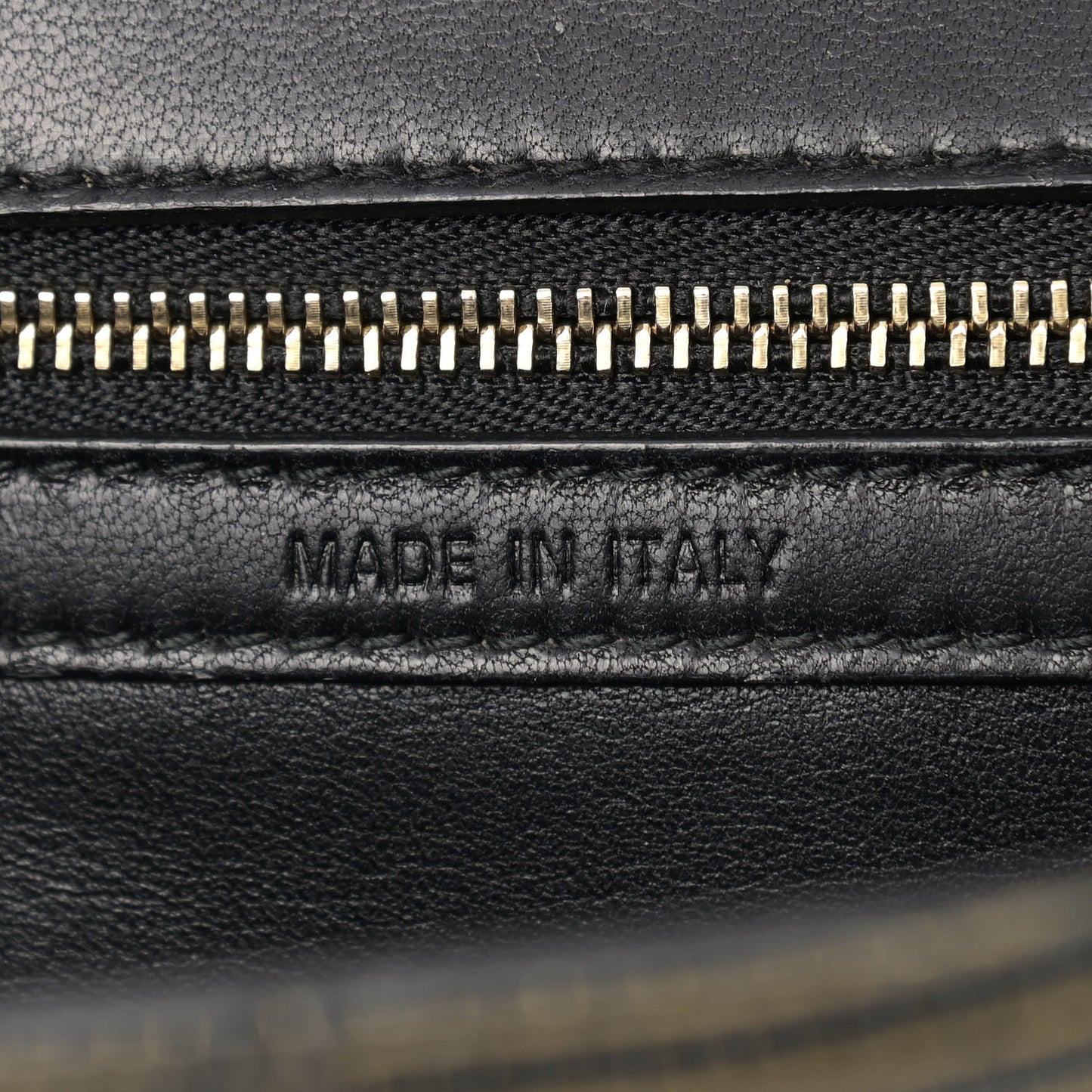Lizard Medium Diorama Flap Bag Black Gold