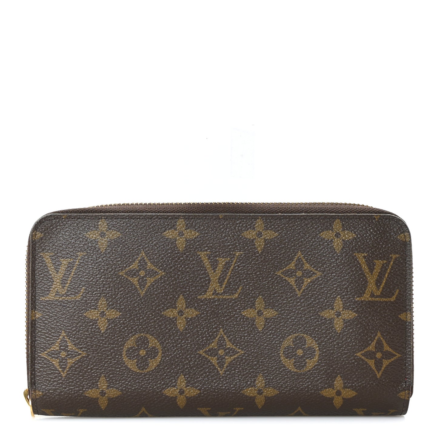 Monogram Zippy Wallet Coquelicot