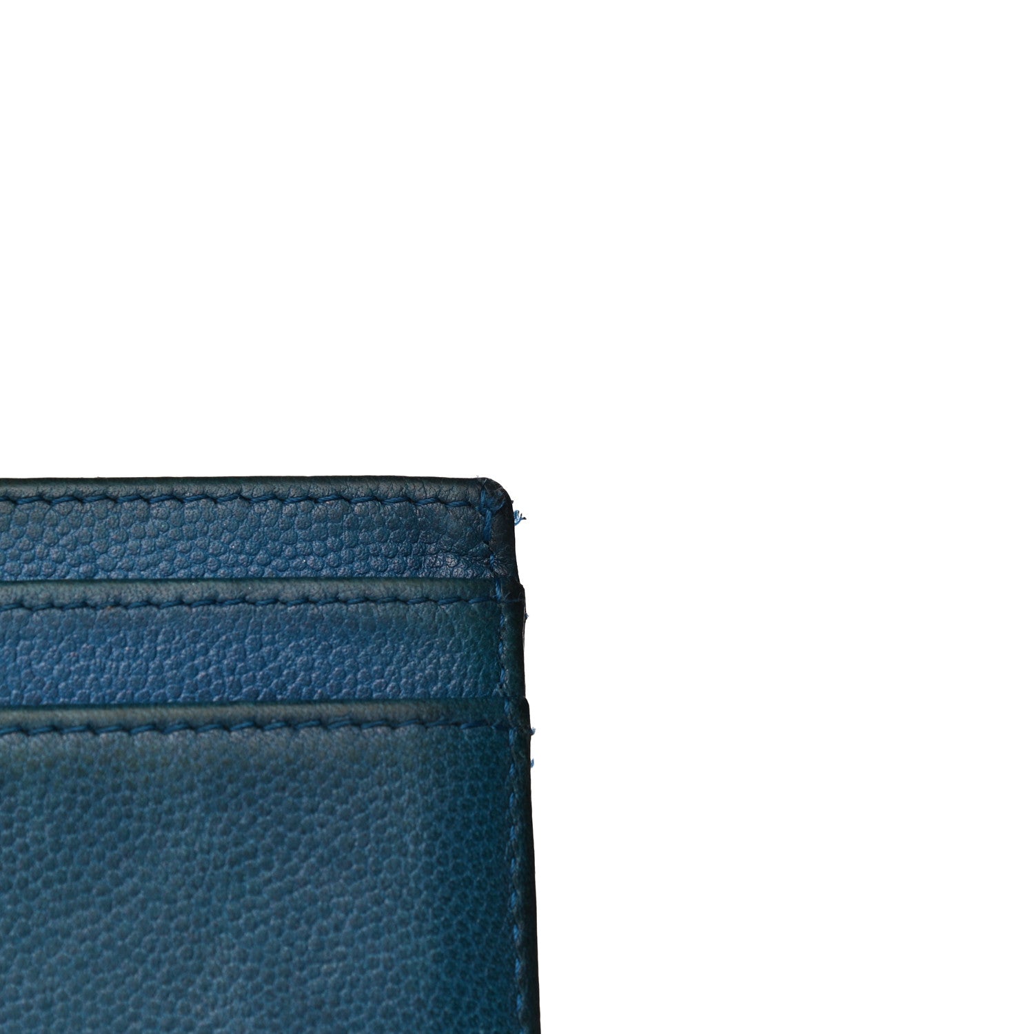 Chanel Caviar Card Holder Blue 13 of 15