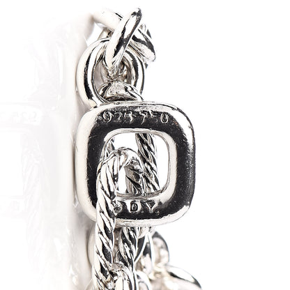 David Yurman Sterling Silver 18K Yellow Gold Cable Heart Charm Bracelet 4 of 4