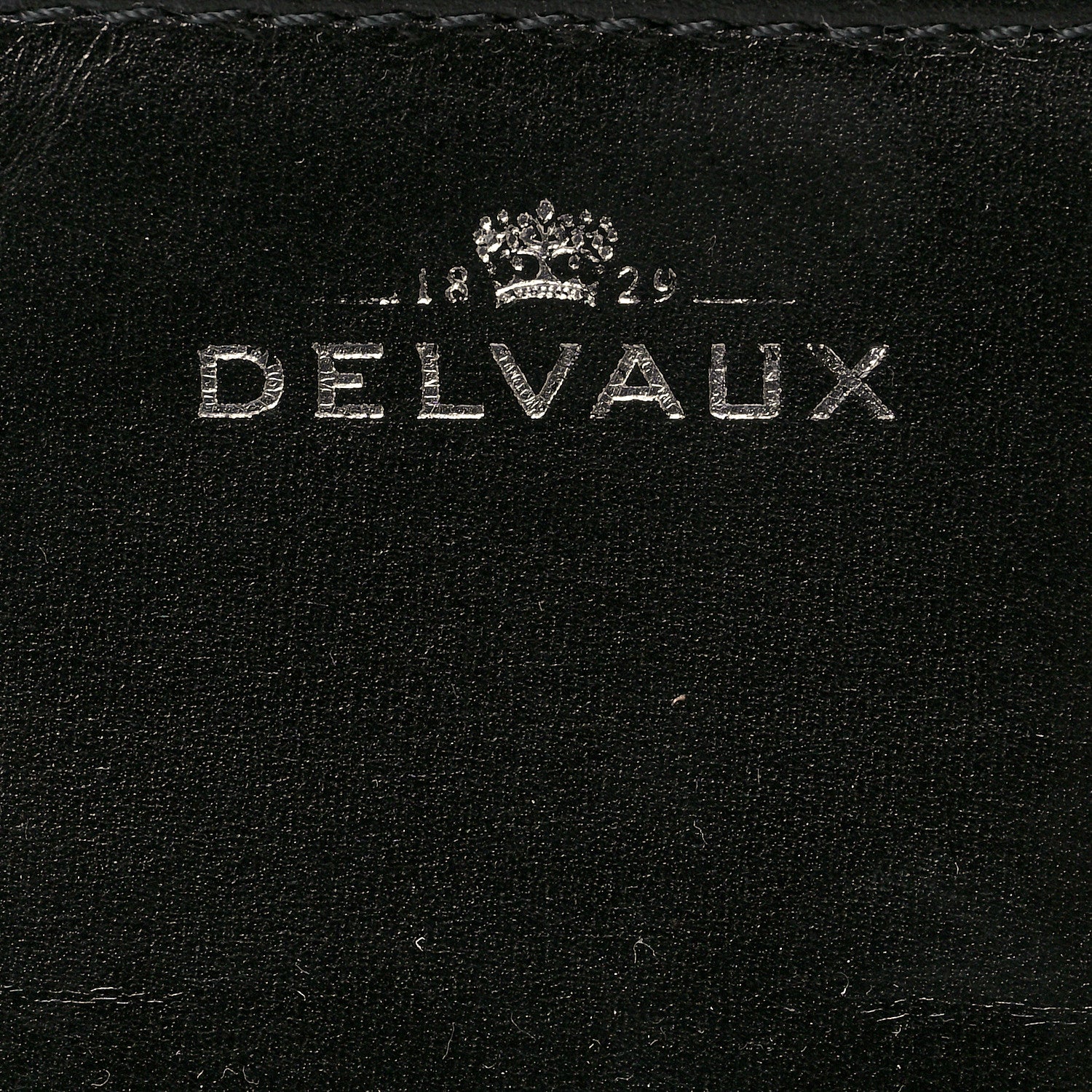 Delvaux Box Calfskin Brillant Clutch Black 6 of 9