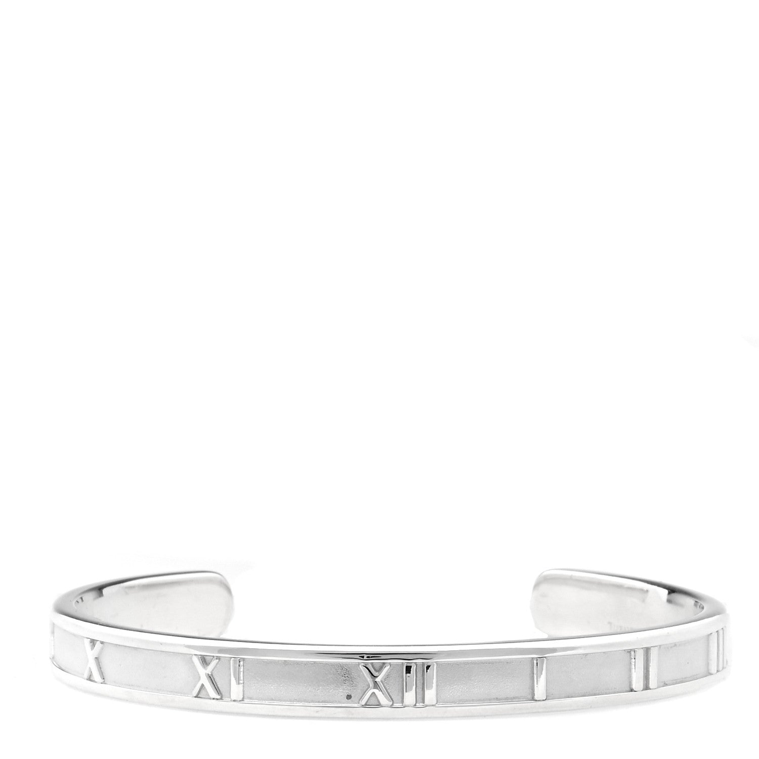 Tiffany Sterling Silver Atlas Cuff Bracelet 1 of 6