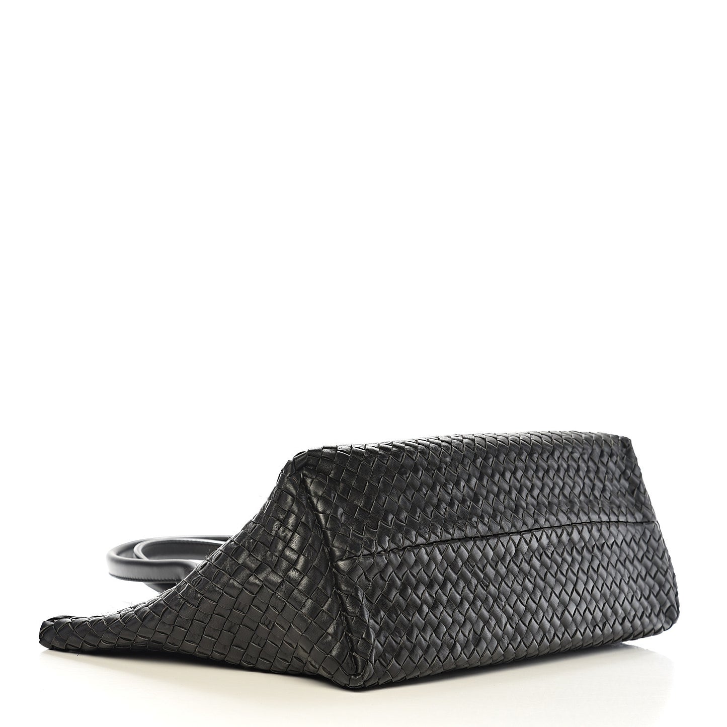 Nappa Intrecciato Medium Cabat Black