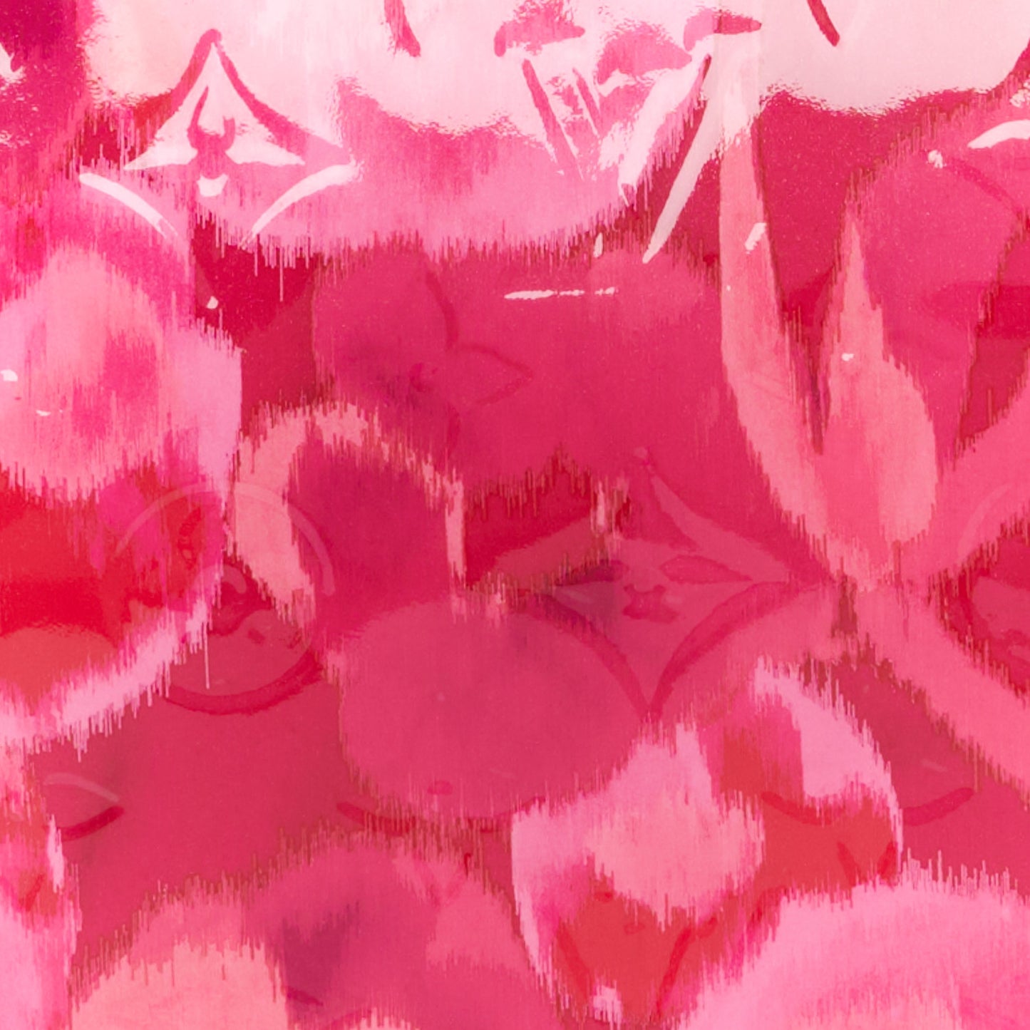 Vernis Ikat Pochette Accessories NM Rose Indien