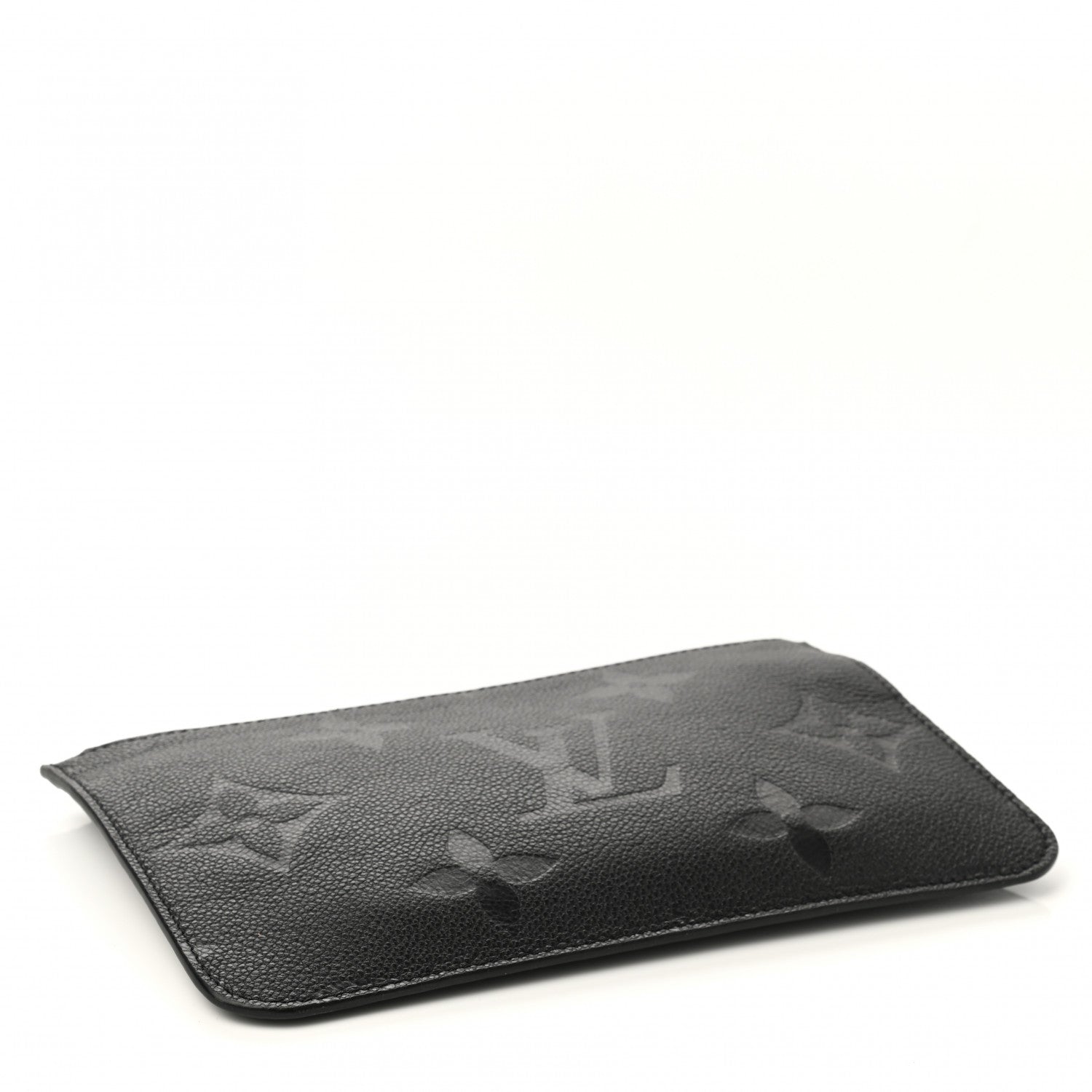 Louis Vuitton Empreinte Monogram Giant Neverfull MM Pochette Black 4 of 6