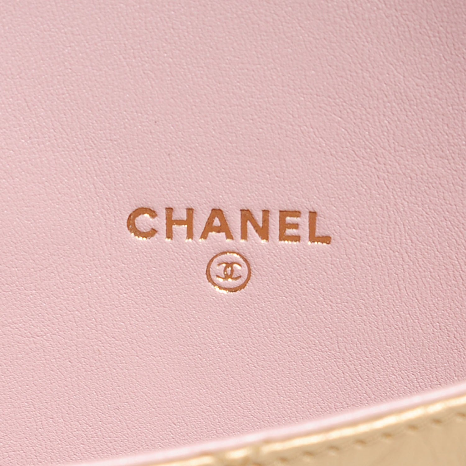 Chanel Metallic Calfskin Brilliant iPad Case Gold 5 of 8