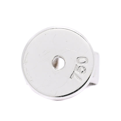 Anita Ko 18K White Gold Diamond Three Dot Earrings 4 of 6