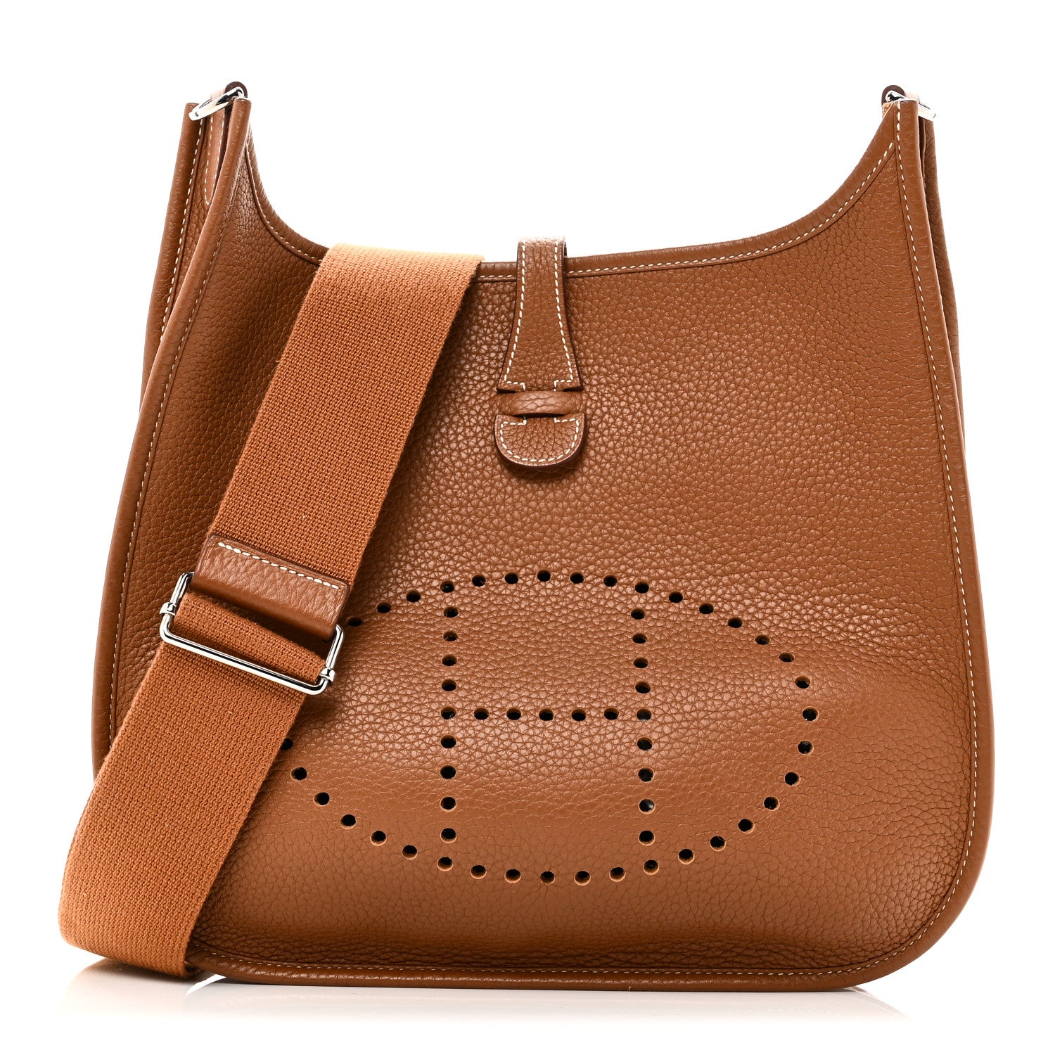 Hermes Taurillon Clemence EVELYNE III PM Gold 1 of 21